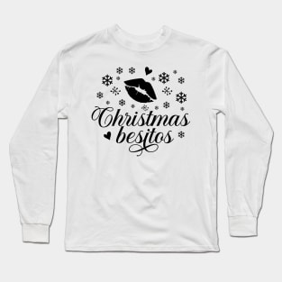 Christmas besitos black Long Sleeve T-Shirt